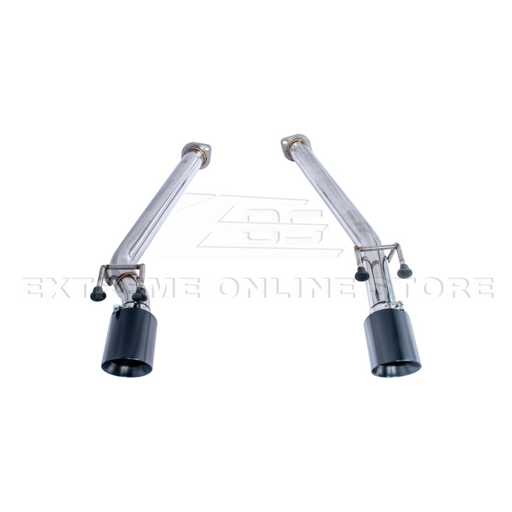 2005-06 Pontiac GTO T-304 Muffler Delete Axle Back Dual Black Tips Exhaust