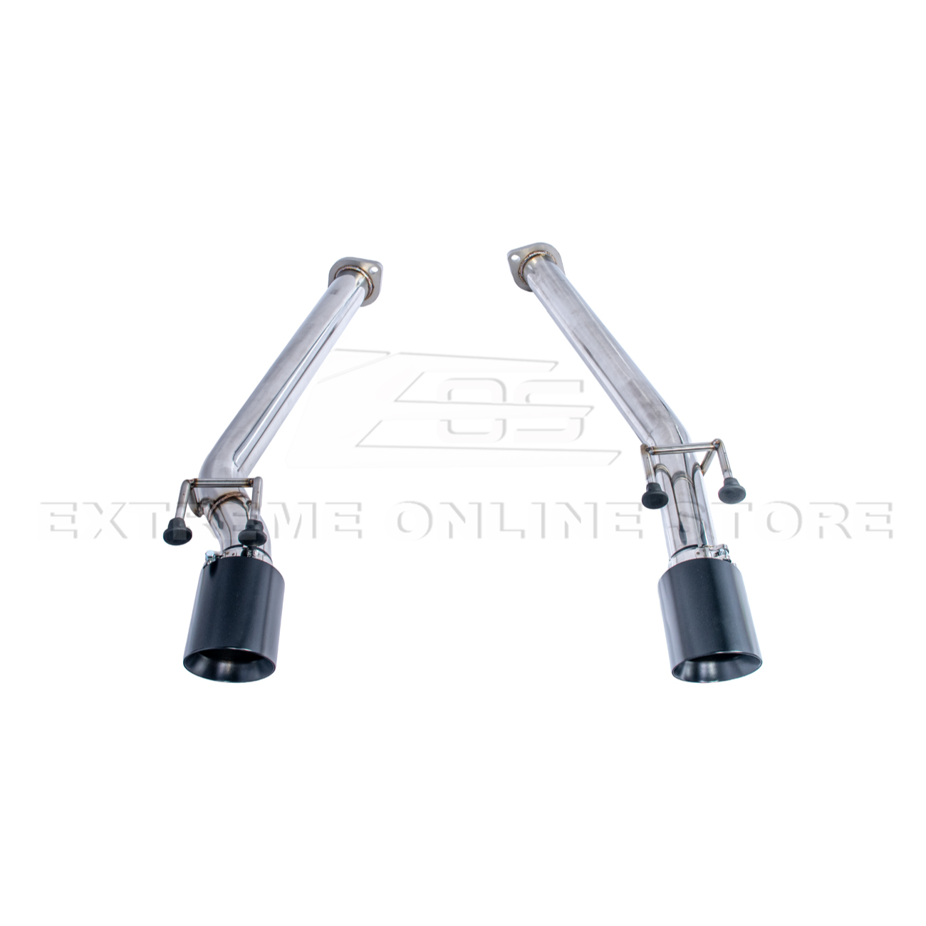 2004-06 Pontiac GTO T-304 Muffler Delete Axle Back Dual Black Tips Exhaust