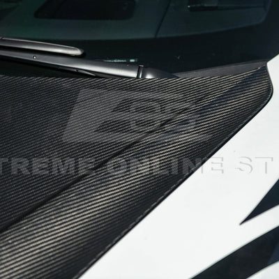 Corvette C8 Models EOS Performance Track Style Double Sided Dry Carbon Fiber Front Hood