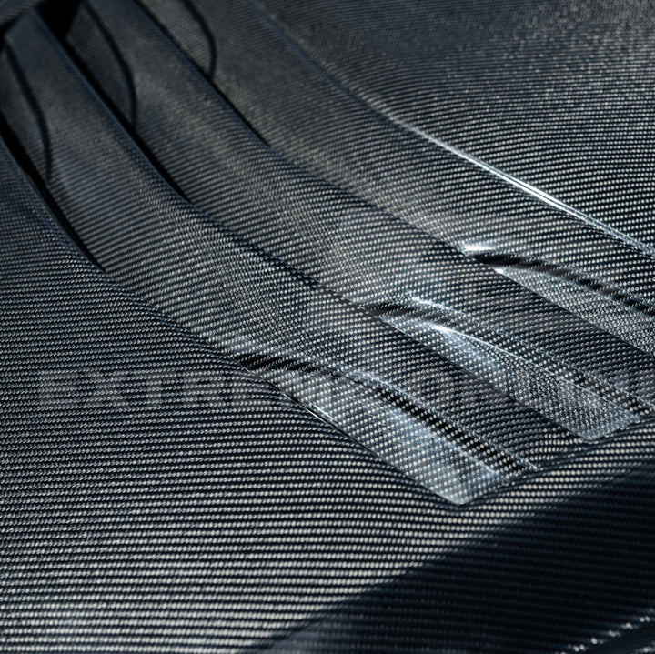 2020-Up Cadillac CT5 V | Blackwing CARBON FIBER Front Bumper Hood Vented Cover