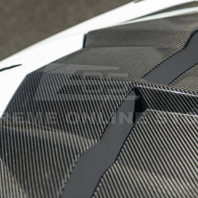 Corvette C8 Models EOS Performance Track Style Double Sided Dry Carbon Fiber Front Hood
