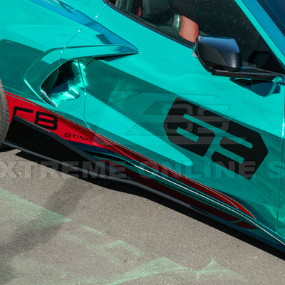 2020-Up Corvette C8 | 5VM 2Pcs Side Skirts Rocker Panel