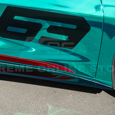 2020-Up Corvette C8 | 5VM 2Pcs Side Skirts Rocker Panel