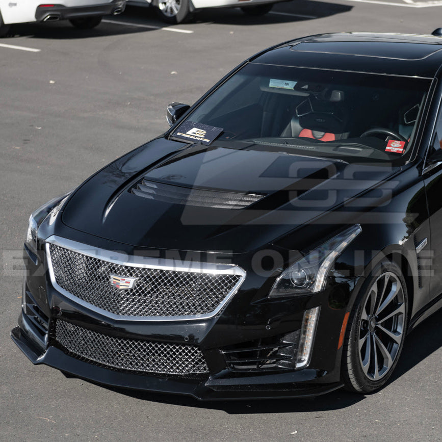 2016-19 Cadillac CTS-V Front Splitter &amp; Side Wheel