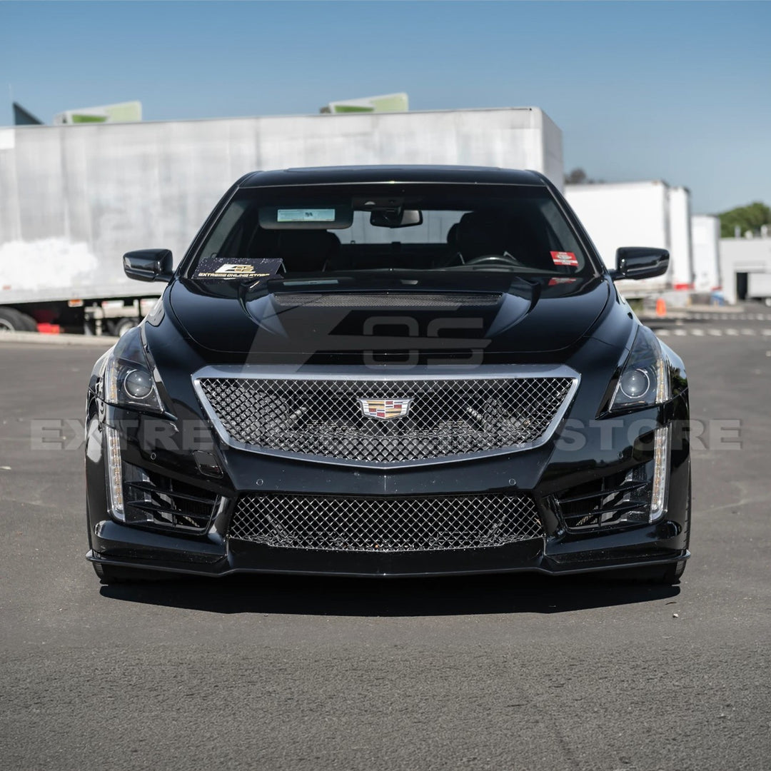 2016-19 Cadillac CTS-V Front Splitter &amp; Side Wheel