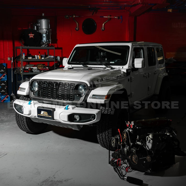 2024-Up Jeep Wrangler Gladiator Front Bumper Grille Replacement