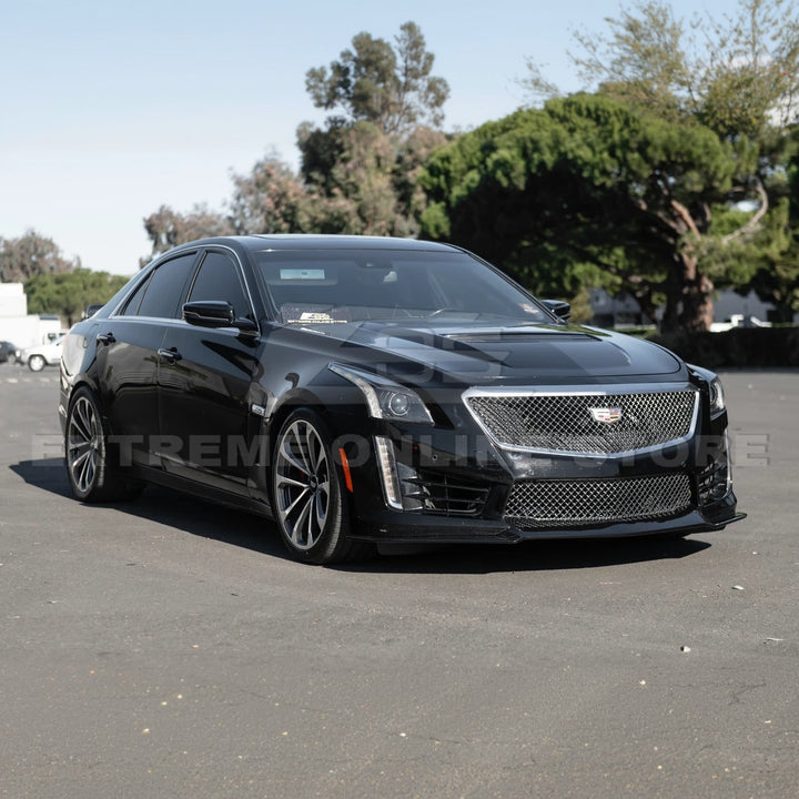 2016-19 Cadillac CTS-V Front Splitter &amp; Side Wheel