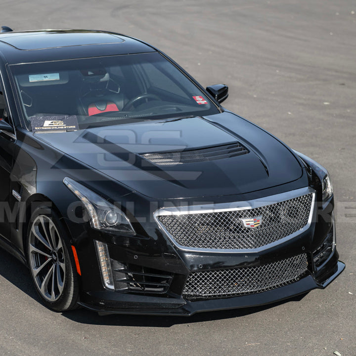 2016-19 Cadillac CTS-V Front Splitter &amp; Side Wheel