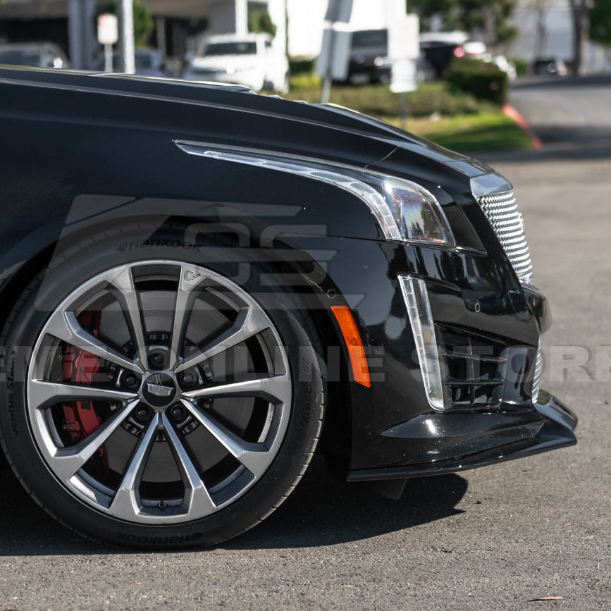 2016-19 Cadillac CTS-V Front Splitter &amp; Side Wheel