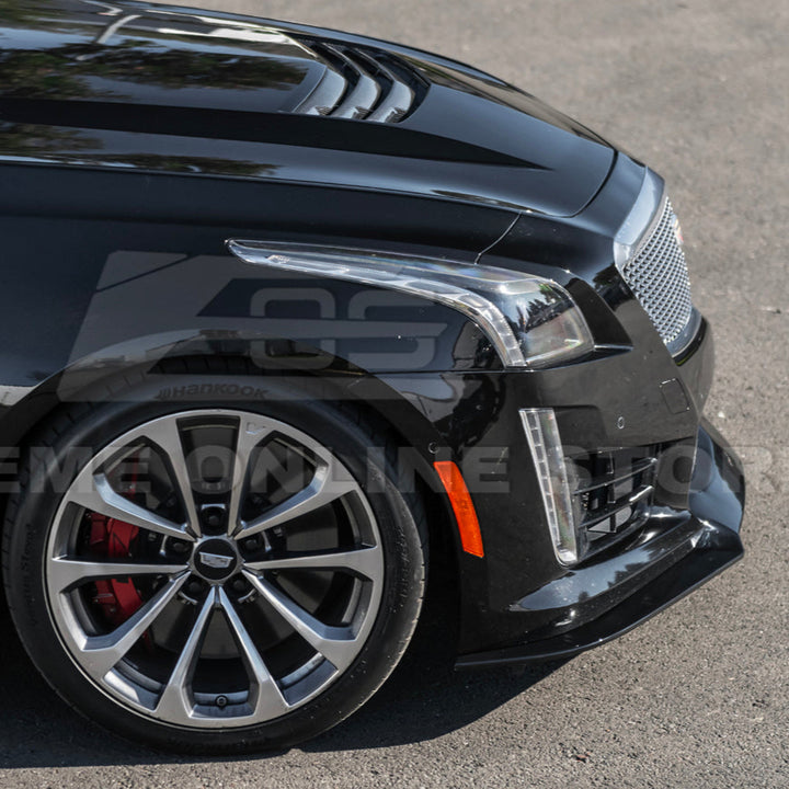 2016-19 Cadillac CTS-V Front Splitter &amp; Side Wheel