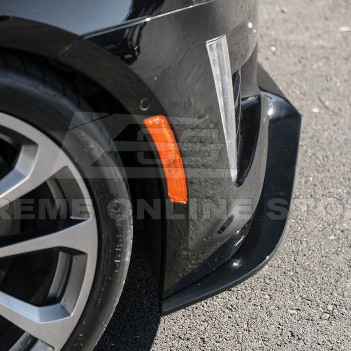 2016-19 Cadillac CTS-V Front Splitter &amp; Side Wheel
