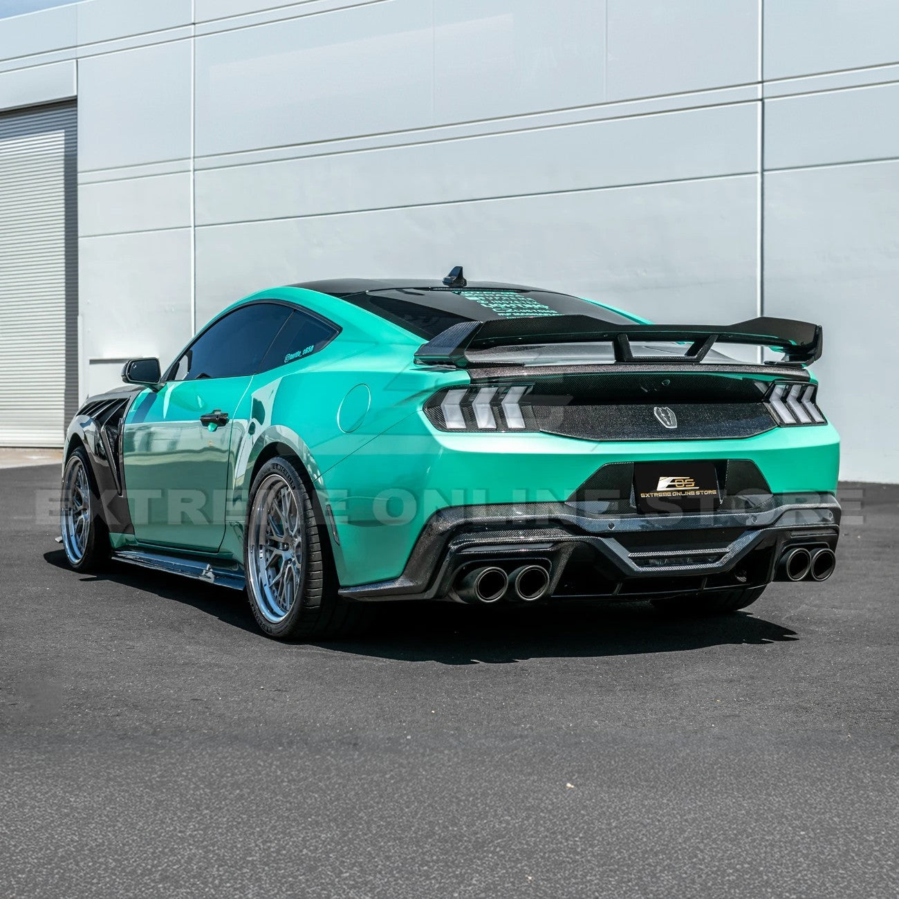 2024-Up Ford Mustang S650 Dark Horse Style Rear Bumper Diffuser