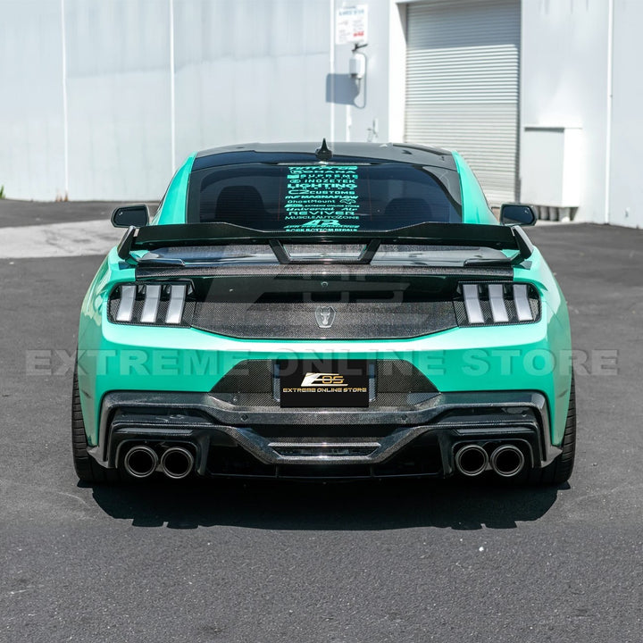 2024+ Ford Mustang DRY CARBON FIBER Tail Light Cover