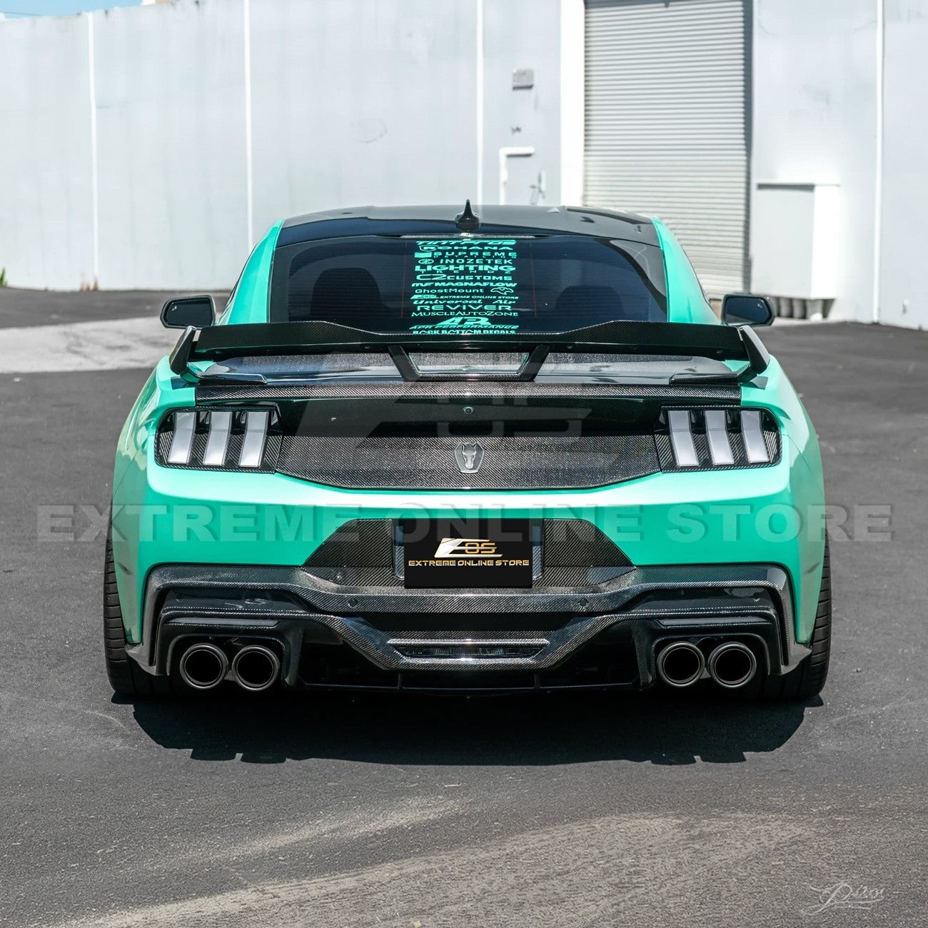 2024-Up Ford Mustang S650 Dark Horse Style Rear Bumper Diffuser