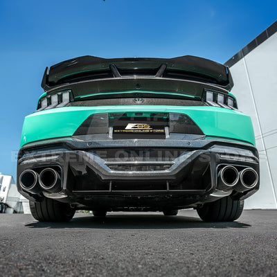 2024-Up Ford Mustang S650 Dark Horse Style Rear Bumper Diffuser
