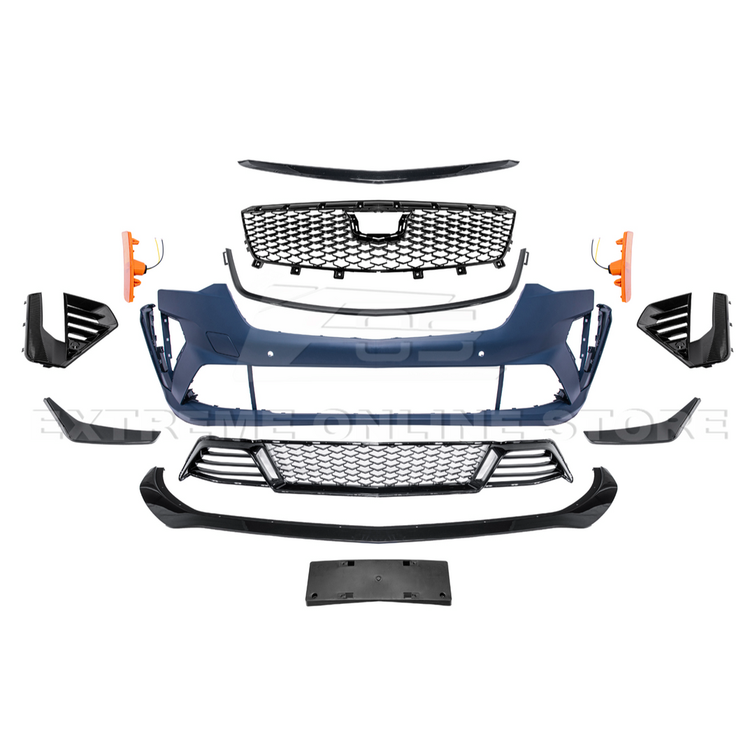 2020-Up Cadillac CT4-V | CT4 Blackwing Conversion Front Bumper Cover Kit