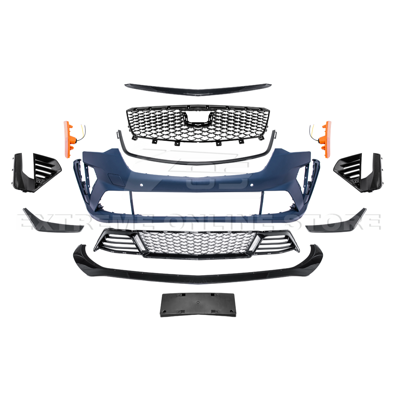2020-Up Cadillac CT4-V | CT4 Blackwing Conversion Front Bumper Cover Kit
