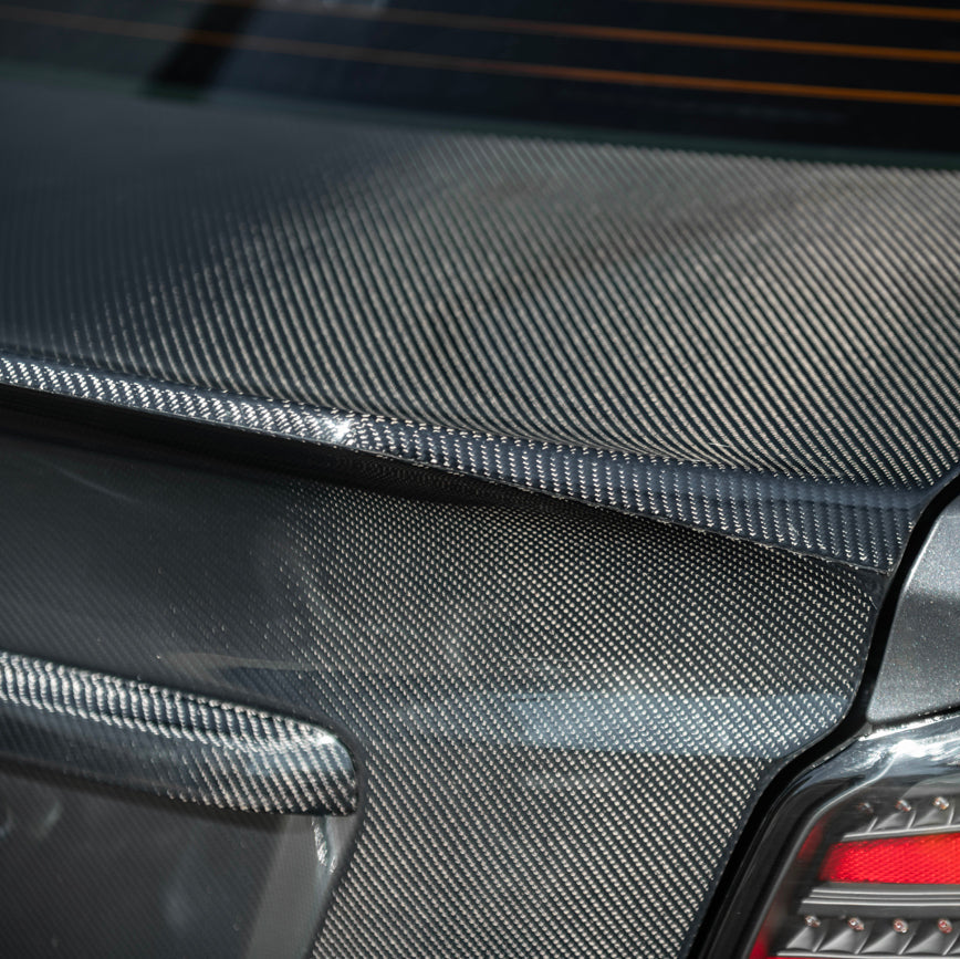 2015-2021 Subaru WRX &amp; WRX STI | JDM Carbon Fiber Rear Trunk with Integrated Ducktail Spoiler Wing