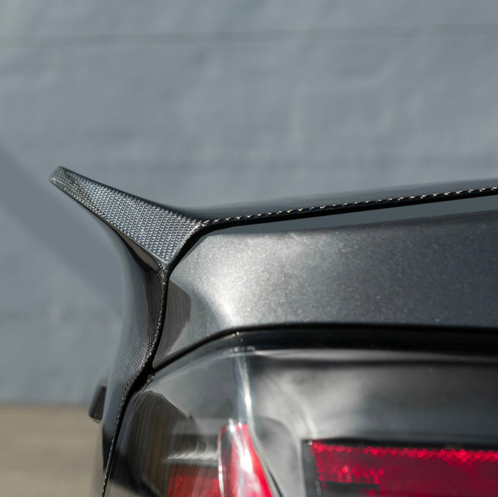 2015-2021 Subaru WRX &amp; WRX STI | JDM Carbon Fiber Rear Trunk with Integrated Ducktail Spoiler Wing