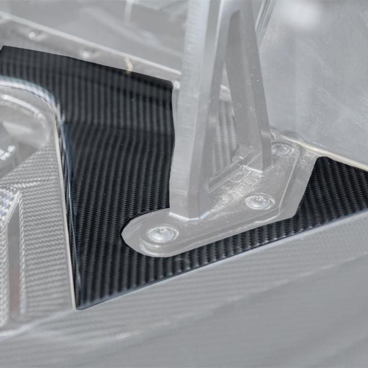 Chevrolet Corvette C8 DRY CARBON FIBER Engine Bay Corner Vent Cover