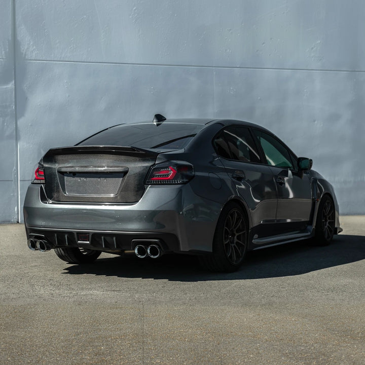 2015-2021 Subaru WRX &amp; WRX STI | JDM Carbon Fiber Rear Trunk with Integrated Ducktail Spoiler Wing