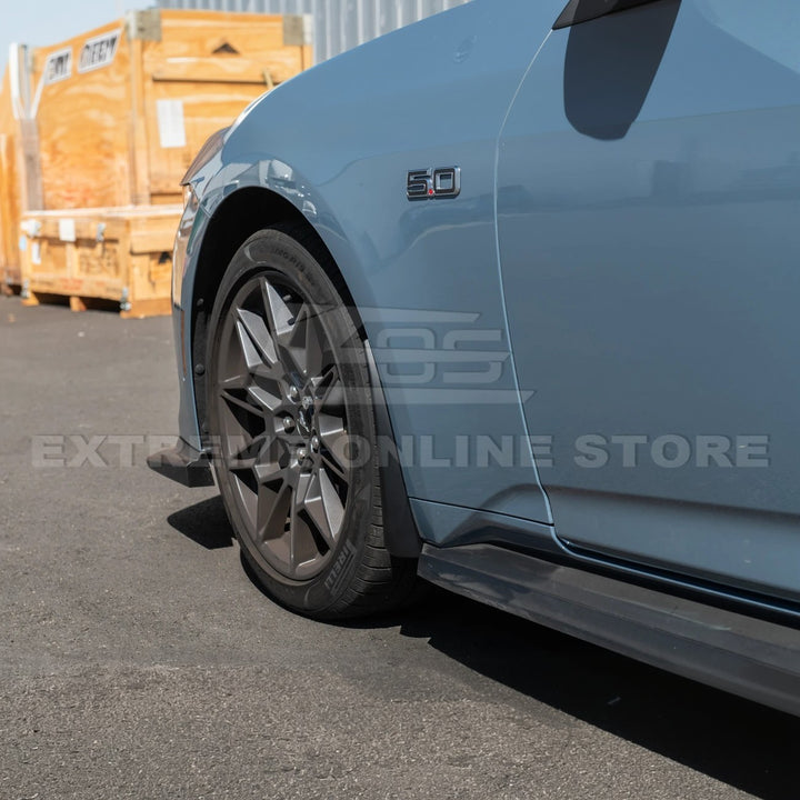 2024+ Ford Mustang Dry Carbon Fiber Mud Flap