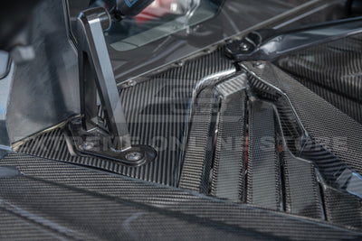 Chevrolet Corvette C8 Carbon Fiber Engine Bay Corner Vent Cover