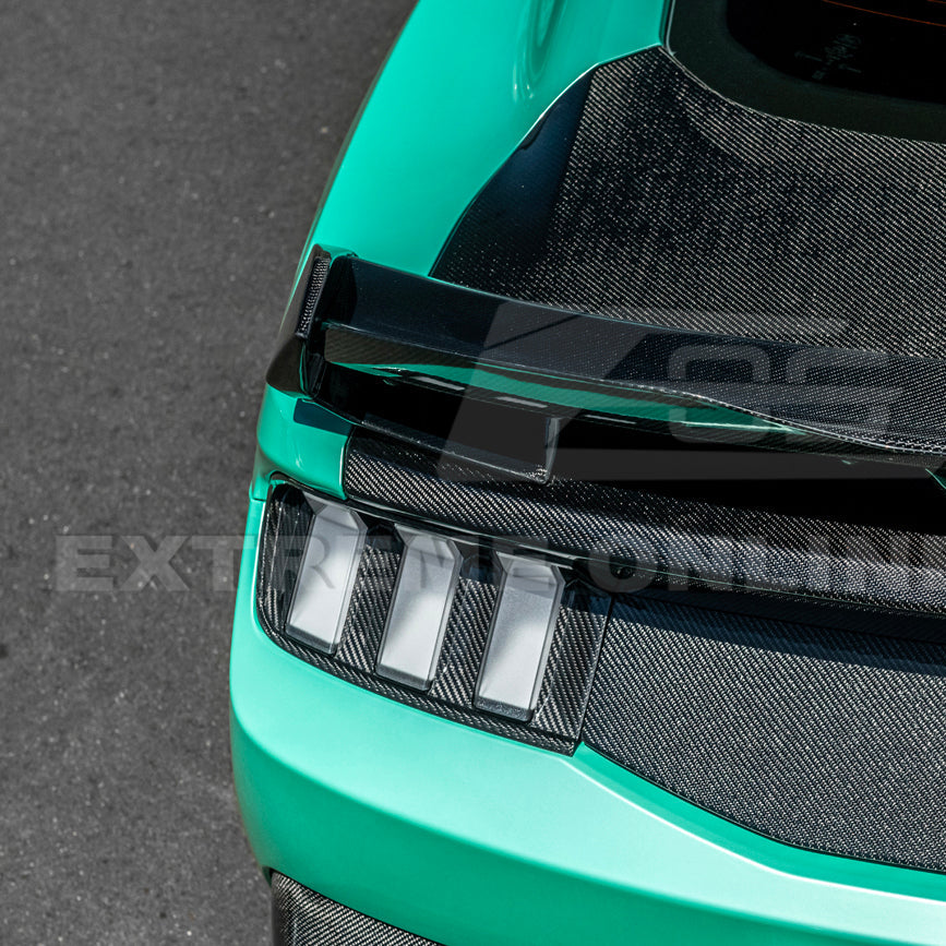 2024+ Ford Mustang DRY CARBON FIBER Tail Light Cover