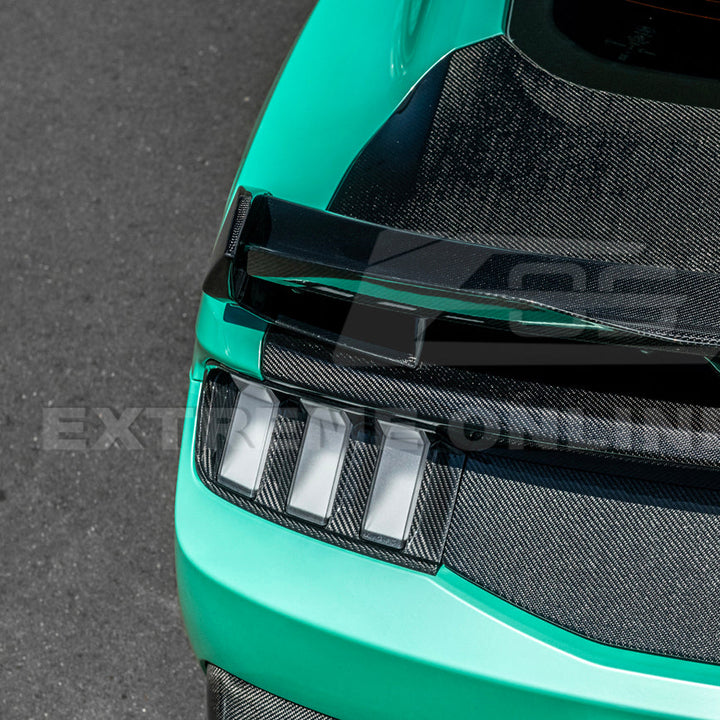 2024+ Ford Mustang DRY CARBON FIBER Tail Light Cover