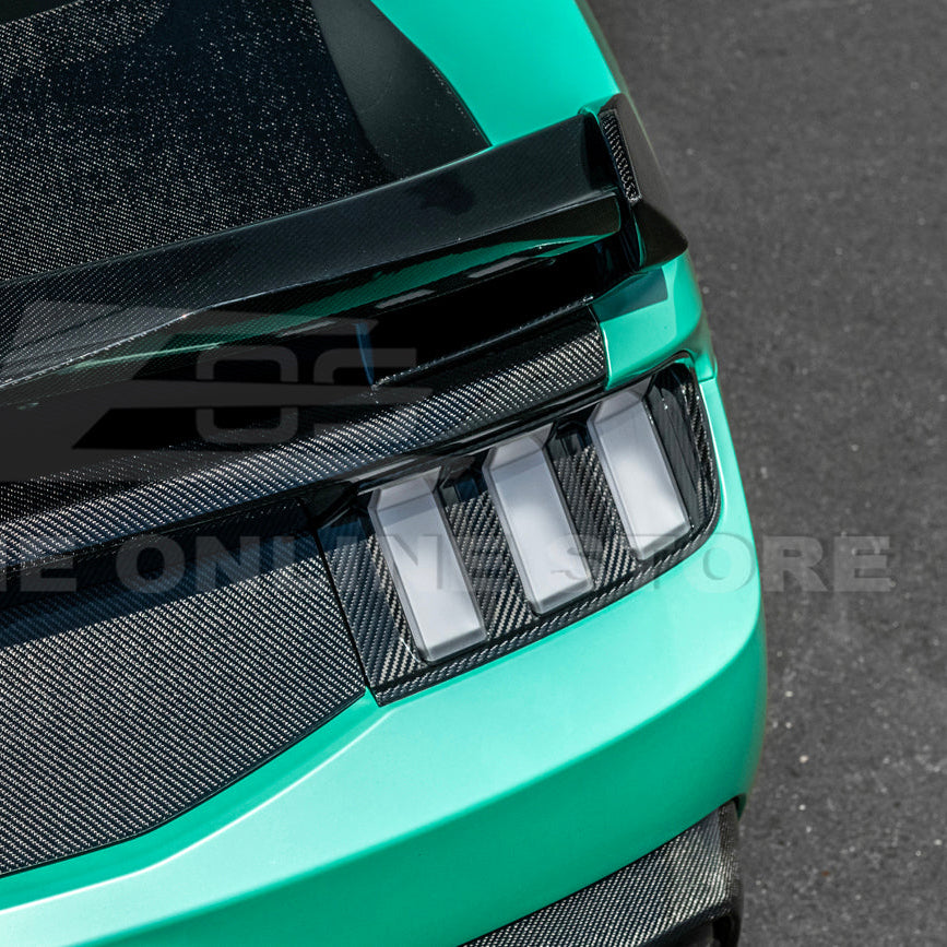 2024+ Ford Mustang DRY CARBON FIBER Tail Light Cover