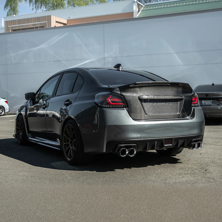 2015-2021 Subaru WRX &amp; WRX STI | JDM Carbon Fiber Rear Trunk with Integrated Ducktail Spoiler Wing