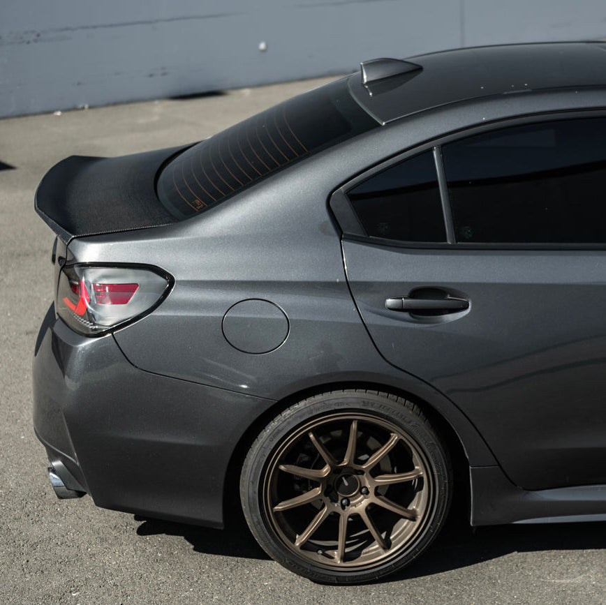 2015-2021 Subaru WRX &amp; WRX STI | JDM Carbon Fiber Rear Trunk with Integrated Ducktail Spoiler Wing