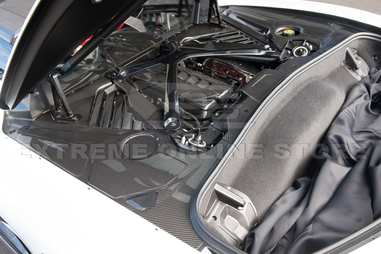 Chevrolet Corvette C8 Carbon Fiber Engine Bay Panel Cover