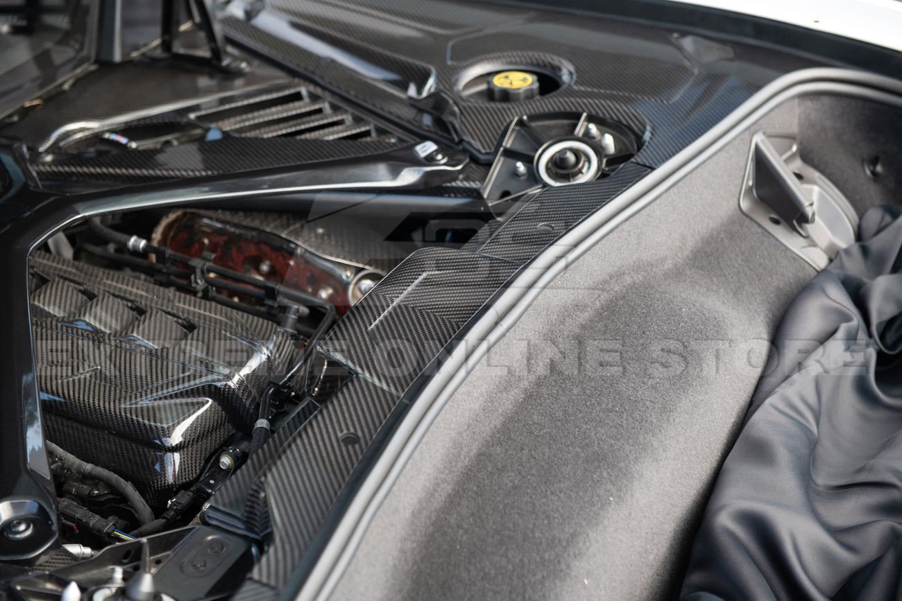 Chevrolet Corvette C8 Carbon Fiber Engine Bay Panel Cover