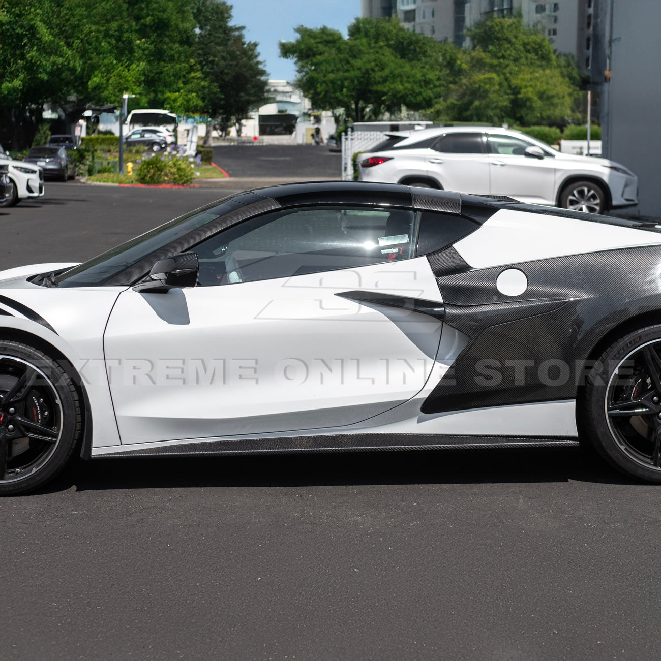 Corvette C8 EOS Performance Side Skirts