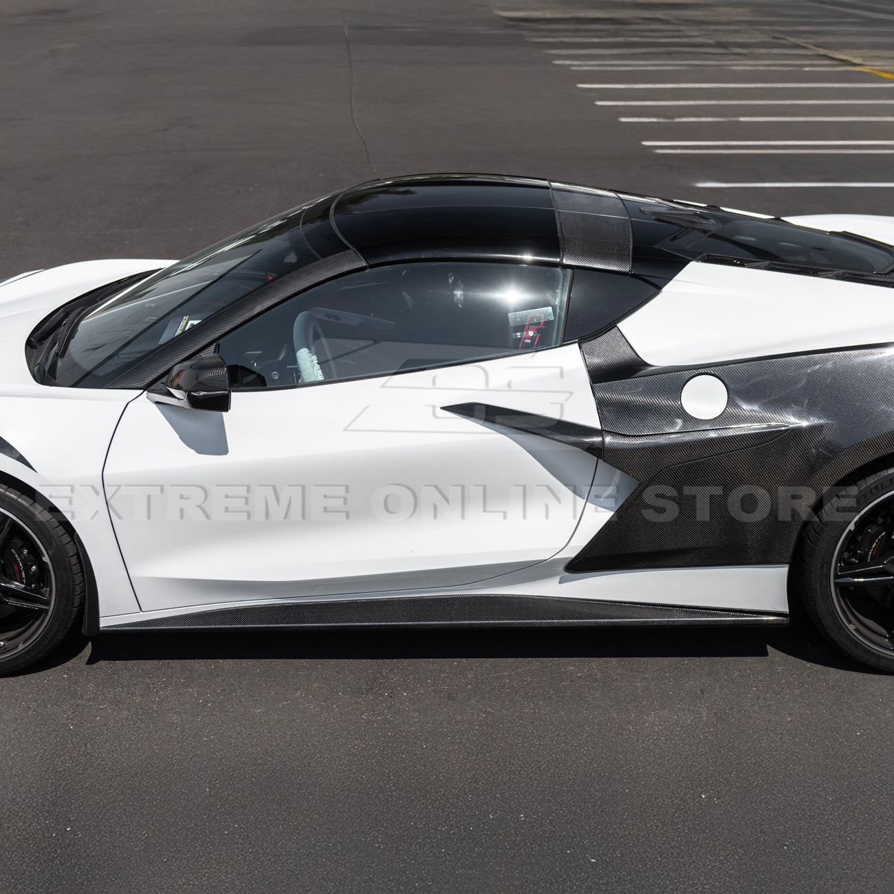 Corvette C8 EOS Performance Side Skirts