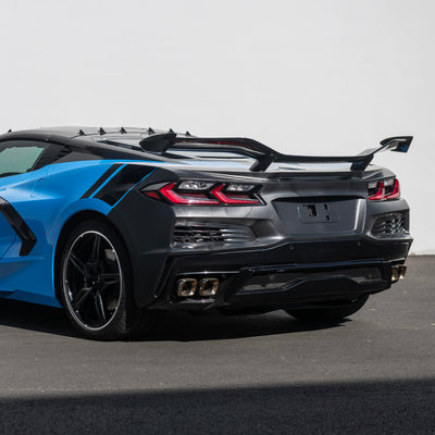 Corvette C8 Stingray | Z06 Conversion Rear Bumper & Spoiler Kit