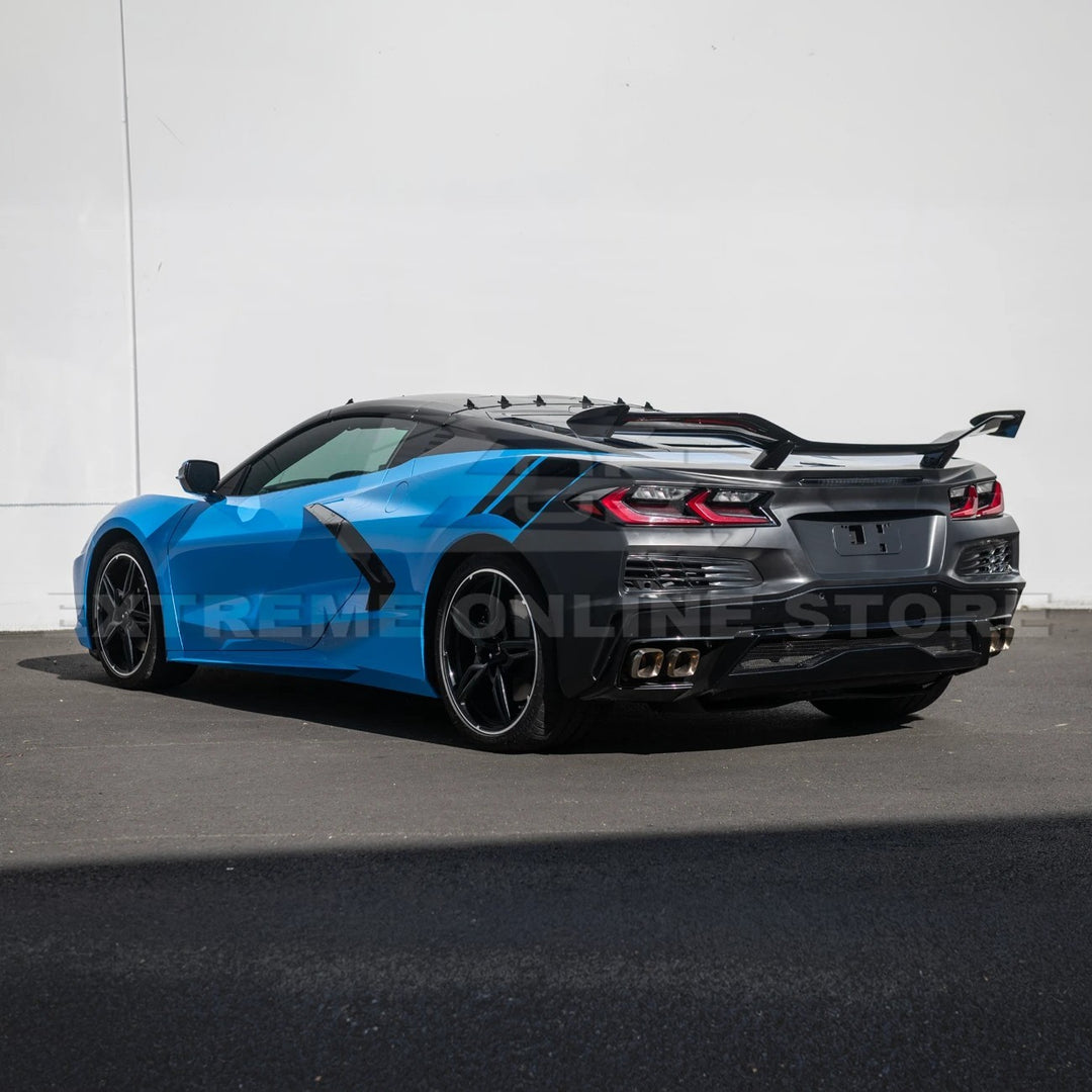 Corvette C8 Stingray Rear Bumper &amp; Spoiler Kit [Z06 Conversion Package]