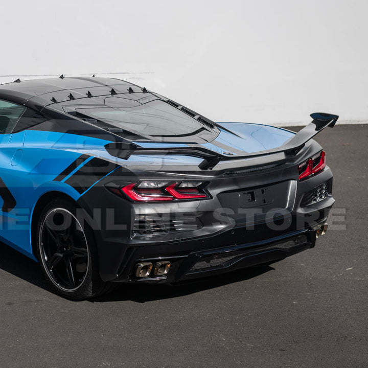 Corvette C8 Stingray Rear Bumper &amp; Spoiler Kit [Z06 Conversion Package]