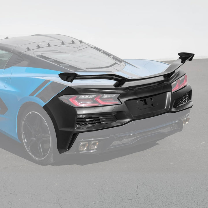 Corvette C8 Stingray Rear Bumper &amp; Spoiler Kit [Z06 Conversion Package]
