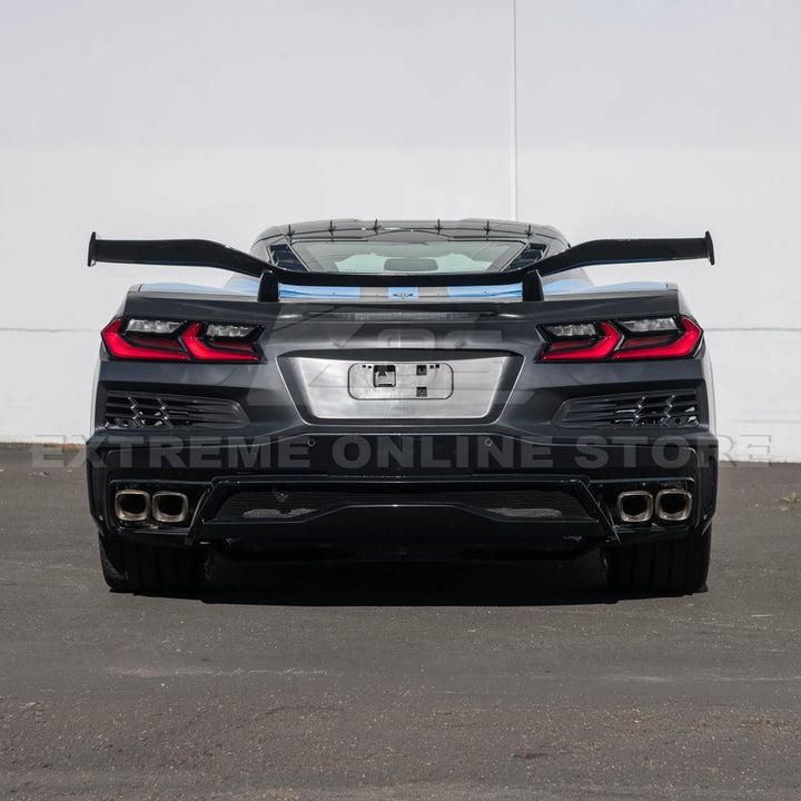 Corvette C8 Stingray Rear Bumper &amp; Spoiler Kit [Z06 Conversion Package]