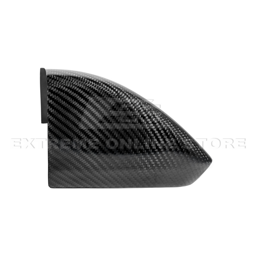 2015-Up Ford Mustang DRY Carbon Fiber Side Mirror Cap Cover Pair
