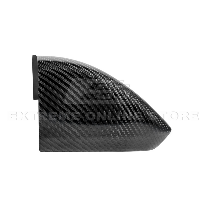2015-Up Ford Mustang DRY Carbon Fiber Side Mirror Cap Cover Pair