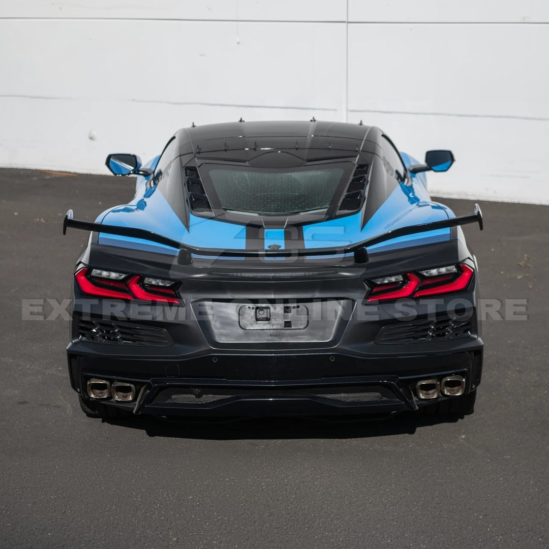Corvette C8 Stingray Rear Bumper &amp; Spoiler Kit [Z06 Conversion Package]