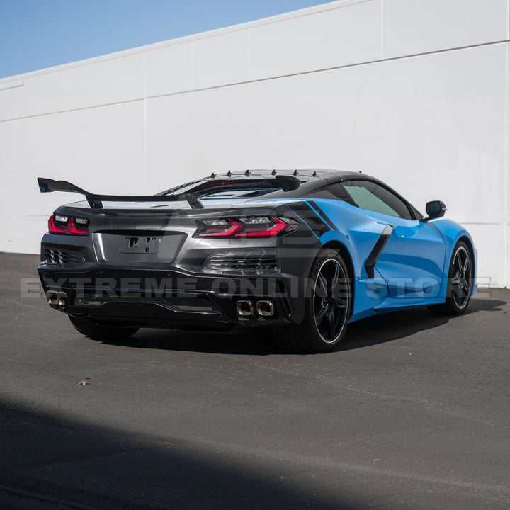 Corvette C8 Stingray Rear Bumper &amp; Spoiler Kit [Z06 Conversion Package]