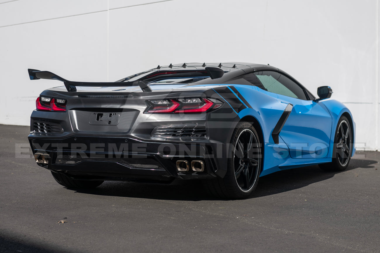 Corvette C8 Stingray | Z06 Conversion Rear Bumper & Spoiler Kit