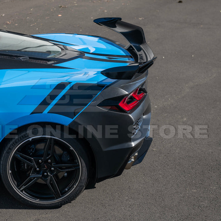 Corvette C8 Stingray Rear Bumper &amp; Spoiler Kit [Z06 Conversion Package]