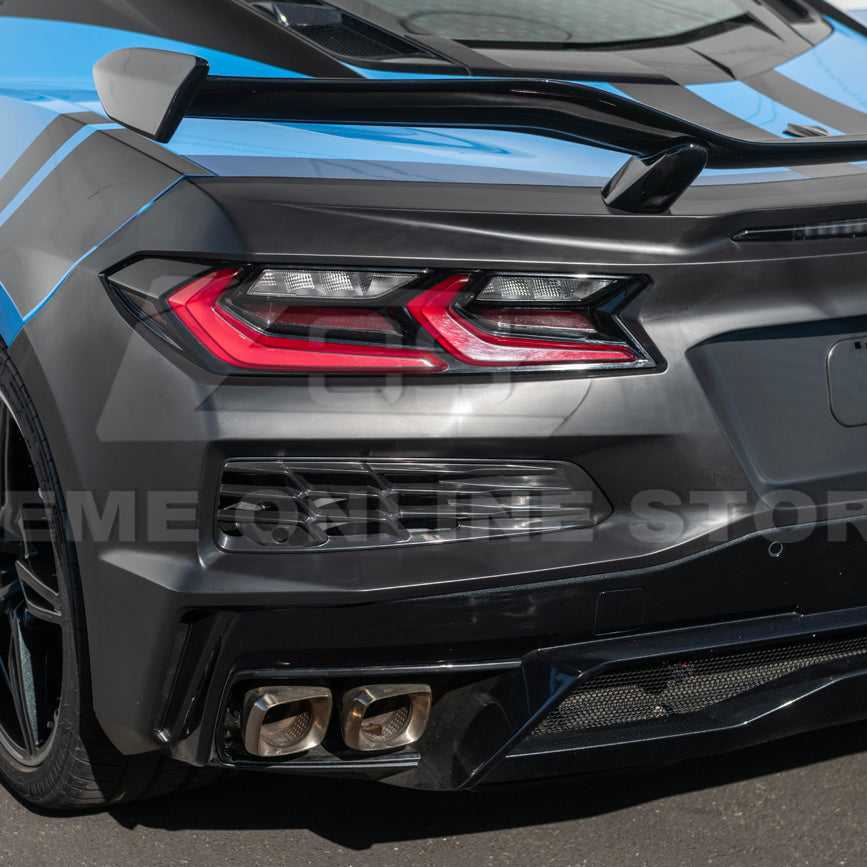 Corvette C8 Stingray Rear Bumper &amp; Spoiler Kit [Z06 Conversion Package]