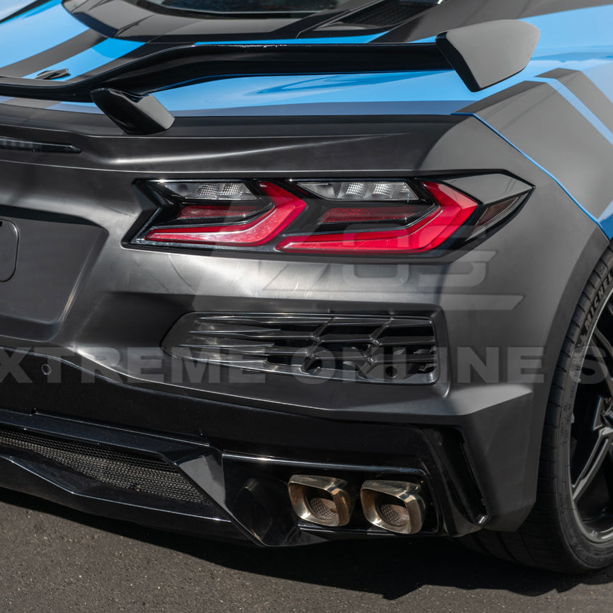 Corvette C8 Stingray Rear Bumper &amp; Spoiler Kit [Z06 Conversion Package]
