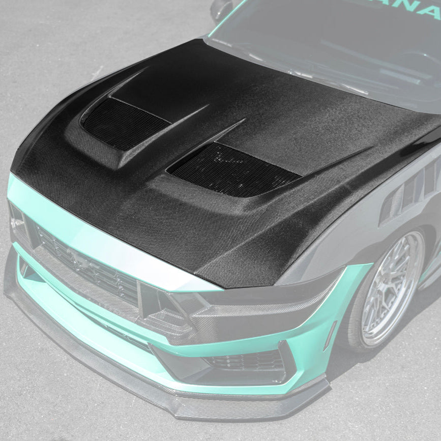 2024+ Ford Mustang GTD Front Bumper Hood